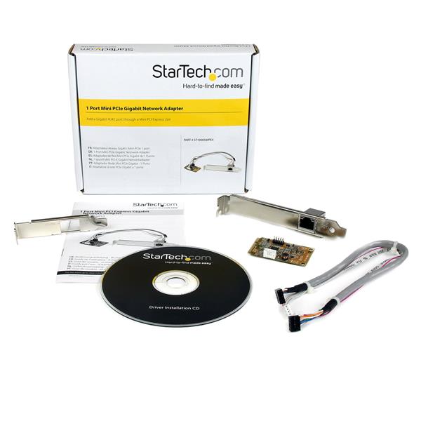 StarTech.com Mini PCIe Gbit Ethernet Network NIC Card - ONE CLICK SUPPLIES