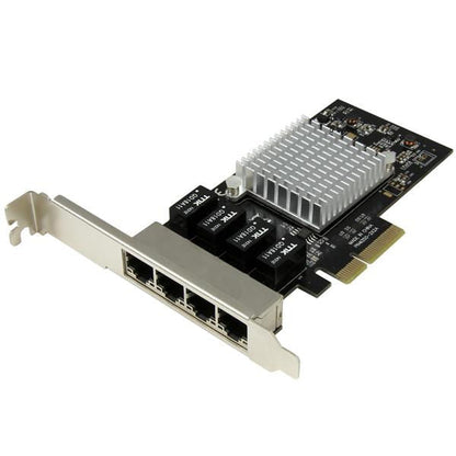 StarTech.com 4 Port Gbit Ethernet Network Card PCIe - ONE CLICK SUPPLIES