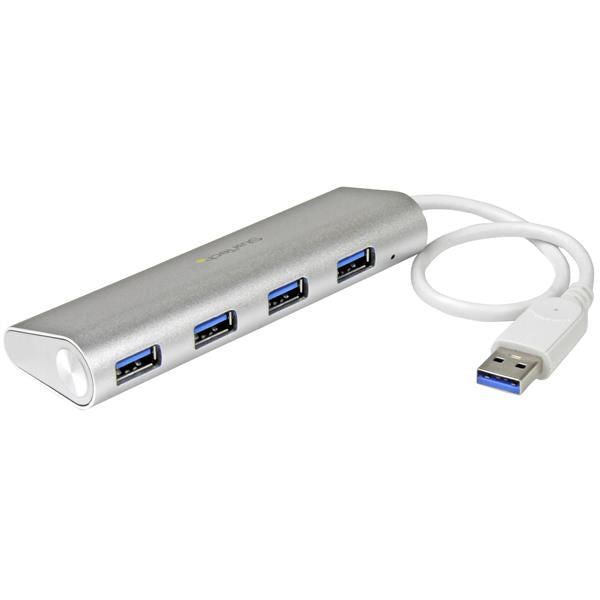 StarTech.com 4 Port USB3 Hub with Built in Cable - ONE CLICK SUPPLIES