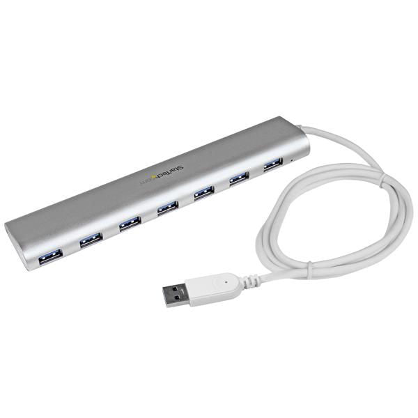 StarTech.com 7 Port USB3 Hub with Built in Cable - ONE CLICK SUPPLIES