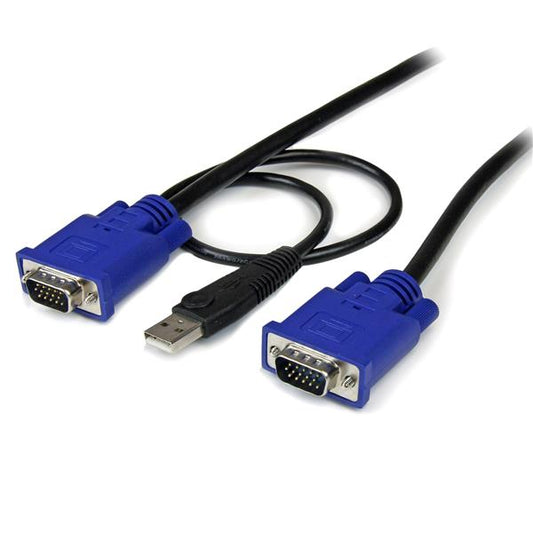 StarTech.com 3m 2in1 Ultra Thin USB KVM Cable - ONE CLICK SUPPLIES