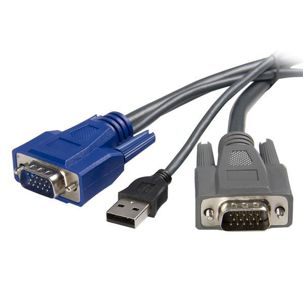 StarTech.com 10ft Ultra Thin USB VGA 2in1 KVM Cable - ONE CLICK SUPPLIES