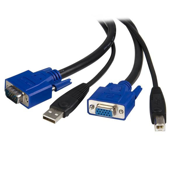 StarTech.com 10ft 2in1 Universal USB KVM Cable - ONE CLICK SUPPLIES