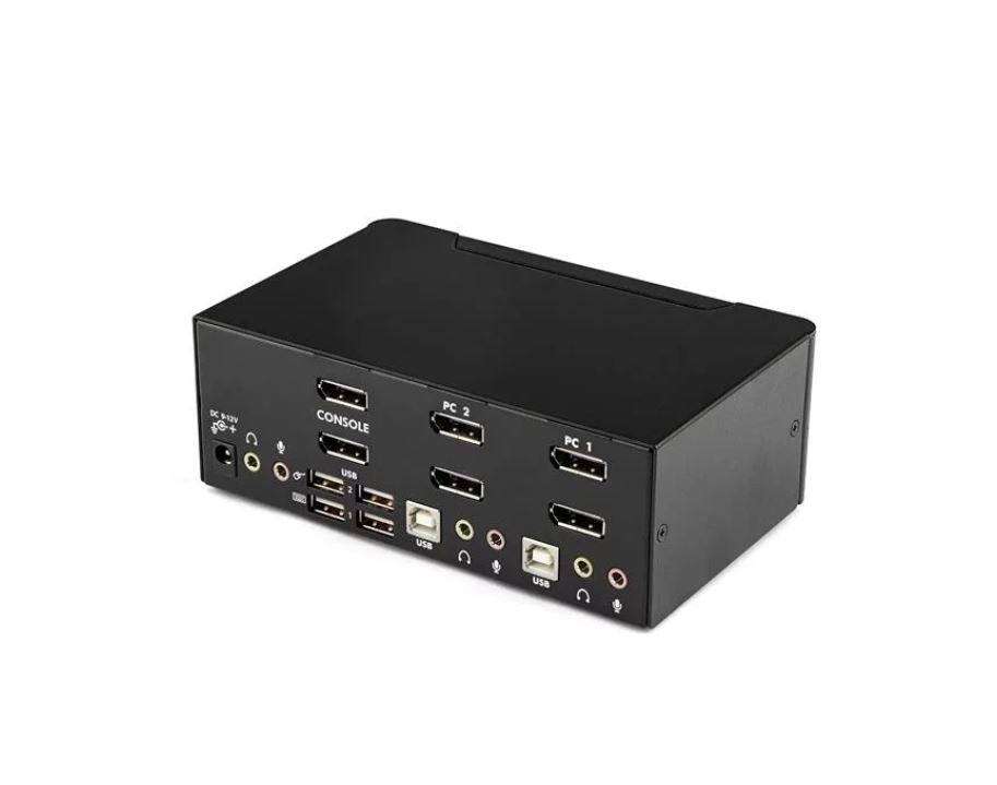 StarTech.com 2 Port DP Dual Monitor KVM 4K - ONE CLICK SUPPLIES