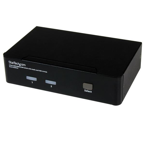 StarTech.com 2 Port USB HDMI KVM Switch with Audio - ONE CLICK SUPPLIES