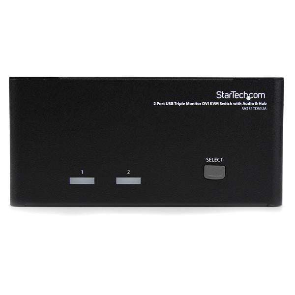 StarTech.com 2 Port Triple Monitor DVI USB KVM Switch - ONE CLICK SUPPLIES