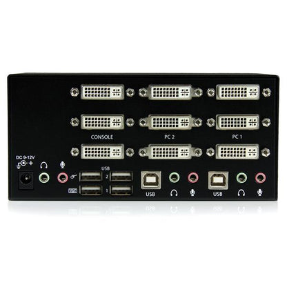 StarTech.com 2 Port Triple Monitor DVI USB KVM Switch - ONE CLICK SUPPLIES