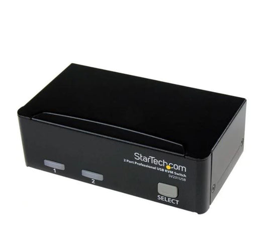 StarTech.com 2 Port USB KVM Switch Kit with Cables - ONE CLICK SUPPLIES