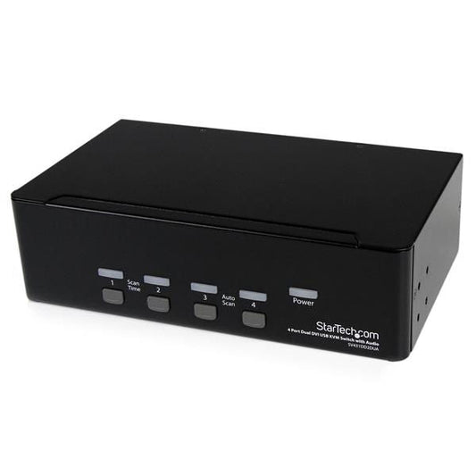 StarTech.com 4 Port Dual DVI USB KVM Switch - ONE CLICK SUPPLIES