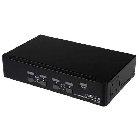 StarTech.com 4 Port USB DP KVM Switch with Audio - ONE CLICK SUPPLIES