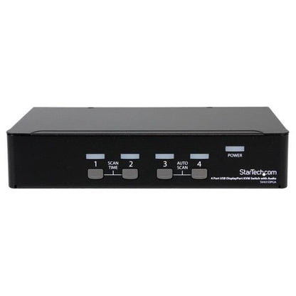 StarTech.com 4 Port USB DP KVM Switch with Audio - ONE CLICK SUPPLIES