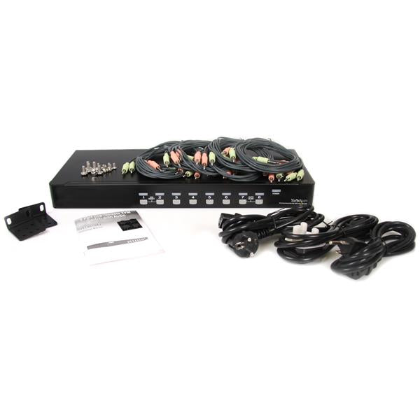 StarTech.com 8 Port USB VGA KVM Switch with Audio - ONE CLICK SUPPLIES