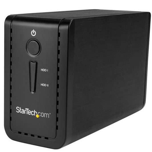 StarTech.com USB 3.1 2 Bay 3.5in HDD Enclosure RAID - ONE CLICK SUPPLIES