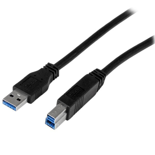 StarTech.com 1m Cert SuperSpeed USB 3.0 A to B Cable - ONE CLICK SUPPLIES