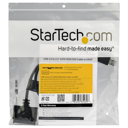 StarTech.com SATA to USB Cable with UASP HDD Adapter - ONE CLICK SUPPLIES