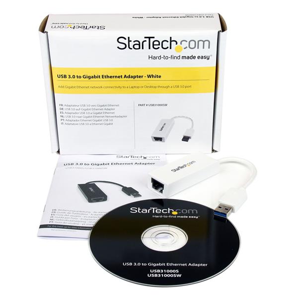 StarTech.com USB3 to GB Ethernet NIC Network Adapter - ONE CLICK SUPPLIES