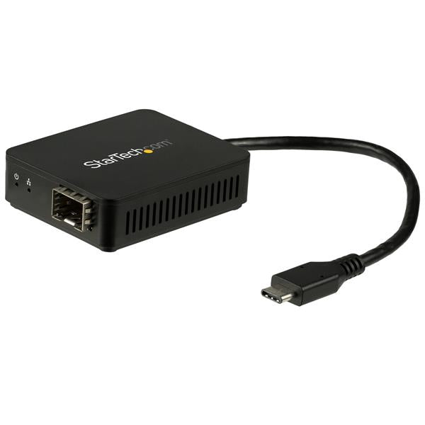 StarTech.com Fibre Optic Converter USB C Open SFP - ONE CLICK SUPPLIES