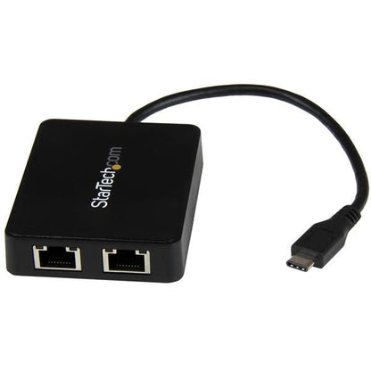 StarTech.com Dual USBC to GbE Adapter with USBA Port - ONE CLICK SUPPLIES