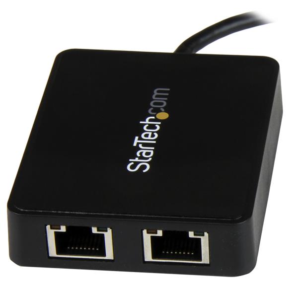 StarTech.com Dual USBC to GbE Adapter with USBA Port - ONE CLICK SUPPLIES