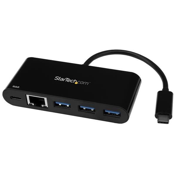 StarTech.com USBC to GbE Adapter and 3 Port USB Hub - ONE CLICK SUPPLIES