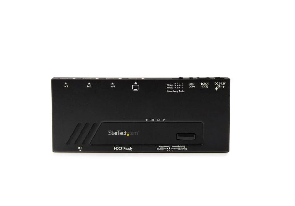 StarTech.com 4 Port HDMI Auto Video Switch 4K Fast - ONE CLICK SUPPLIES