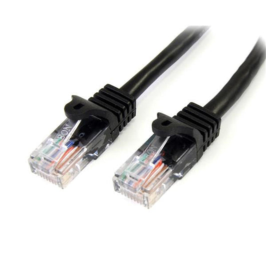 StarTech.com 1m Black Snagless Cat5e Patch Cable - ONE CLICK SUPPLIES