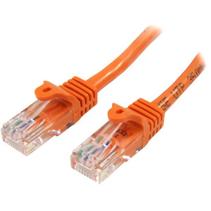 StarTech.com 1m Orange Snagless Cat5e Patch Cable - ONE CLICK SUPPLIES