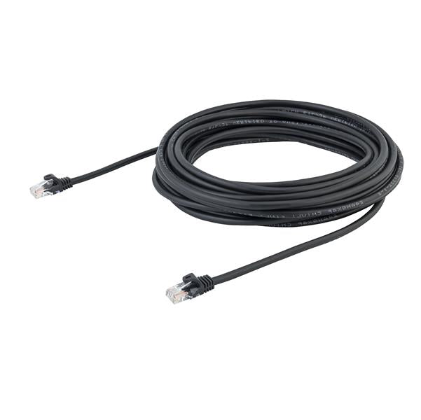 StarTech.com 10m Black Snagless Cat5e Patch Cable - ONE CLICK SUPPLIES