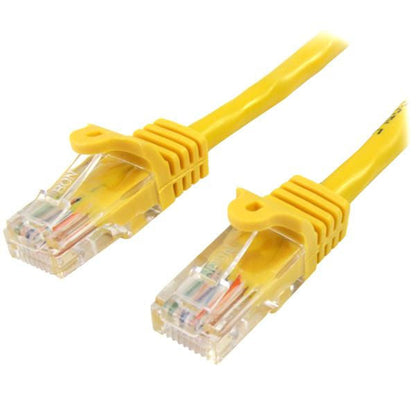 StarTech.com 10m Yellow Snagless Cat5e Patch Cable - ONE CLICK SUPPLIES