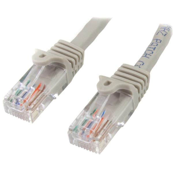 StarTech.com 2m Grey Cat5e Snagless RJ45 UTP Patch - ONE CLICK SUPPLIES