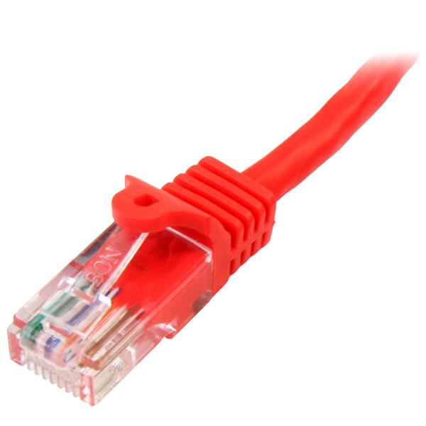 StarTech.com 3m Red Snagless Cat5e Patch Cable - ONE CLICK SUPPLIES