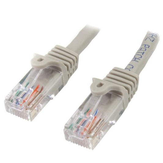 StarTech.com 5m Grey Snagless Cat5e UTP Patch Cable - ONE CLICK SUPPLIES