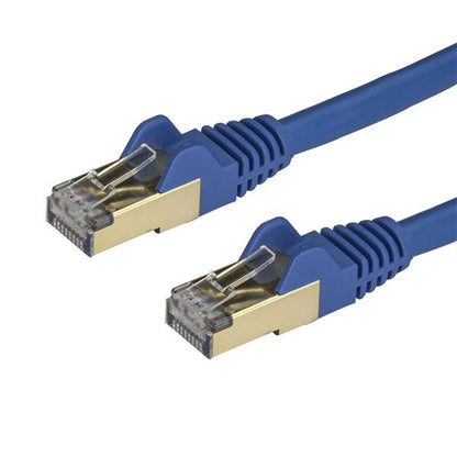 StarTech.com 1m Blue Cat6a Ethernet STP Cable - ONE CLICK SUPPLIES