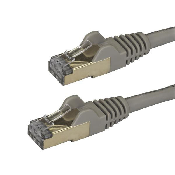 StarTech.com 1m Grey Cat6a Ethernet Cable STP - ONE CLICK SUPPLIES