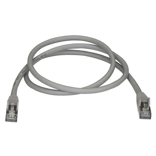 StarTech.com 1m Grey Cat6a Ethernet Cable STP - ONE CLICK SUPPLIES