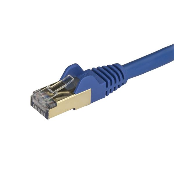 StarTech.com 2m Blue Cat6a Ethernet STP Cable - ONE CLICK SUPPLIES