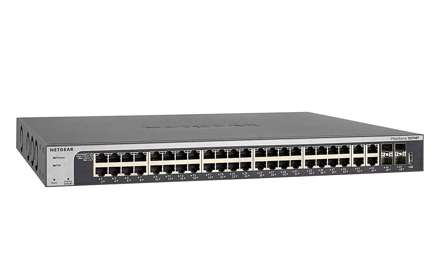 XS748T 48 Port 10G Smart Managed Switch - ONE CLICK SUPPLIES