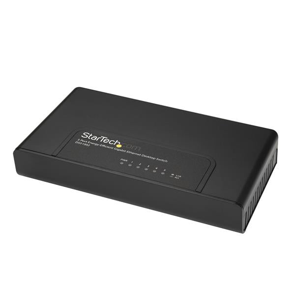 StarTech.com 5 Port Unmanaged Gigabit Ethernet Switch - ONE CLICK SUPPLIES