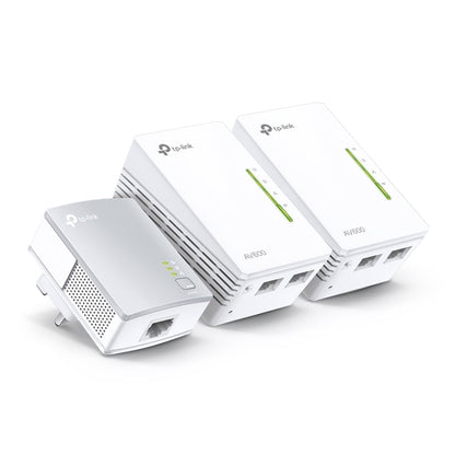 TP Link TL WPA4220 Powerline Universal WiFi Range Extender 2 Ethernet Ports Network Kit - ONE CLICK SUPPLIES