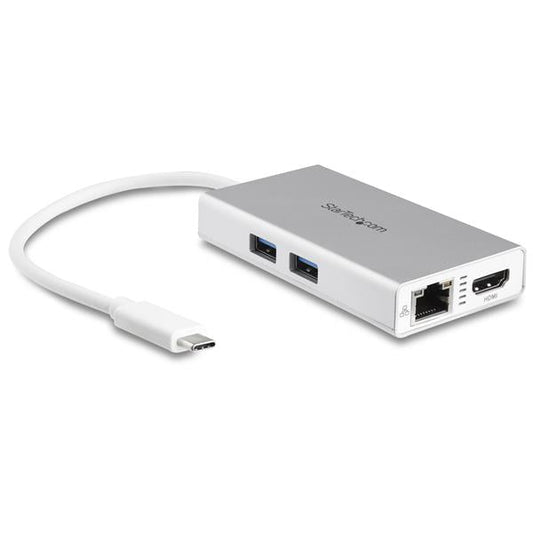 StarTech.com USB C Multiport Adapter 4K 60W PD Silver - ONE CLICK SUPPLIES