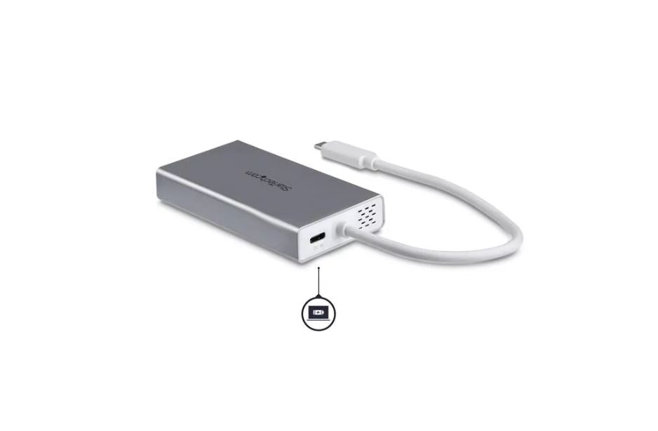 StarTech.com USB C Multiport Adapter 4K 60W PD Silver - ONE CLICK SUPPLIES