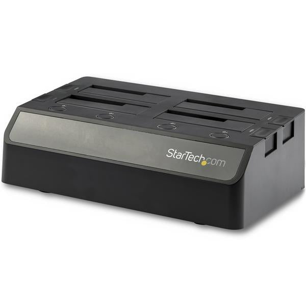 StarTech.com 4 Bay SATA 2.5in 3.5in HDD SSD Dock - ONE CLICK SUPPLIES