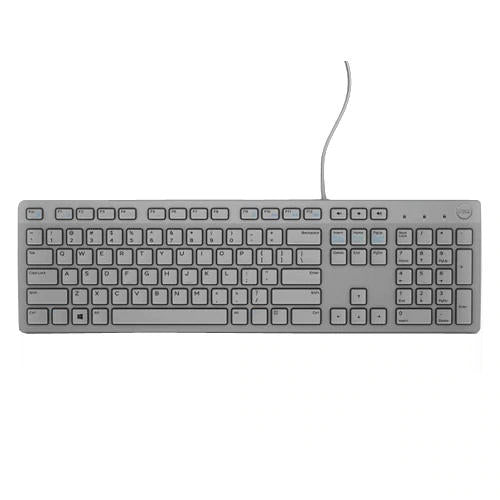 Dell KB216 USB Grey Keyboard UK Qwerty - ONE CLICK SUPPLIES