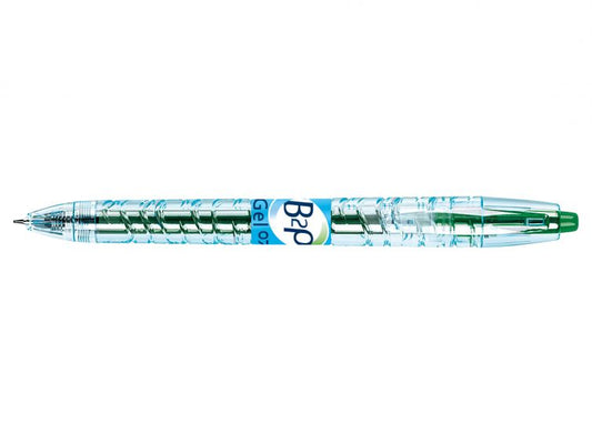 Pilot Begreen B2P Retractable Gel Rollerball Pen Recycled 0.7mm Tip 0.39mm Line Green (Pack 10) - 4902505377471 - ONE CLICK SUPPLIES