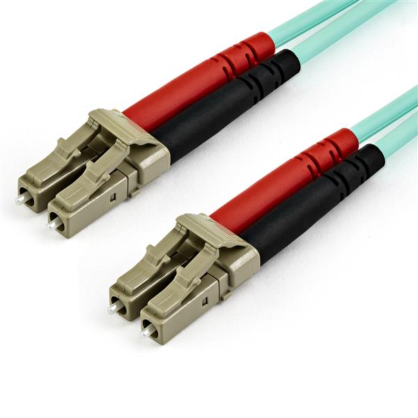 StarTech.com 15m OM3 LC LC Aqua Fiber Optical Cable - ONE CLICK SUPPLIES