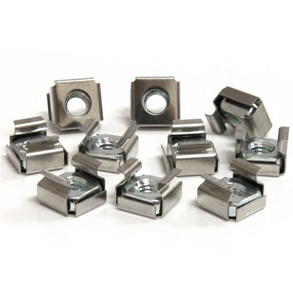 StarTech.com 50x M6 Cage Nuts for Server Rack Cabinet - ONE CLICK SUPPLIES