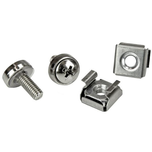 StarTech.com 100 Pkg M5 Mount Screws and Cage Nuts - ONE CLICK SUPPLIES