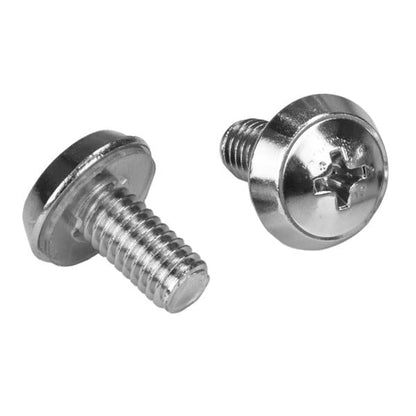 StarTech.com 100x M6 Mounting Screws and Cage Nuts - ONE CLICK SUPPLIES