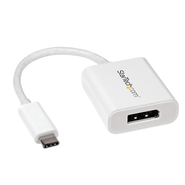 StarTech.com USB C to DP Adapter 4K 60Hz White - ONE CLICK SUPPLIES