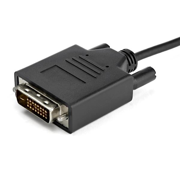 StarTech.com 1m USB C to DVI Adapter Cable Black - ONE CLICK SUPPLIES